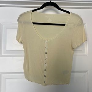 American Eagle Ribbed Crop Top